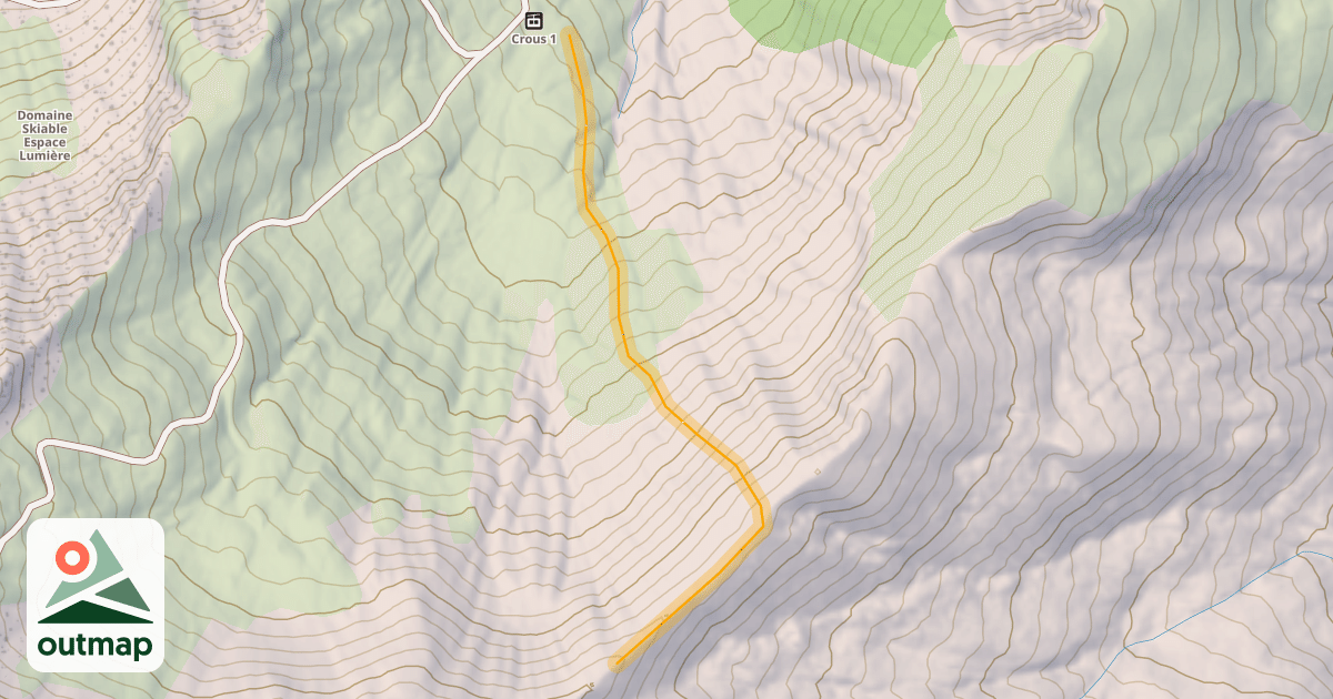 Map of Aigle - Hors Piste