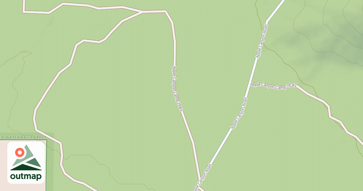 Map of APPLE CANYON CAMP YP #3