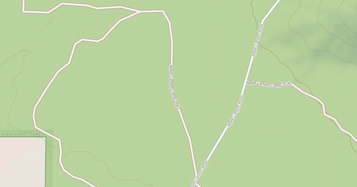Map preview of APPLE CANYON CAMP YP #3