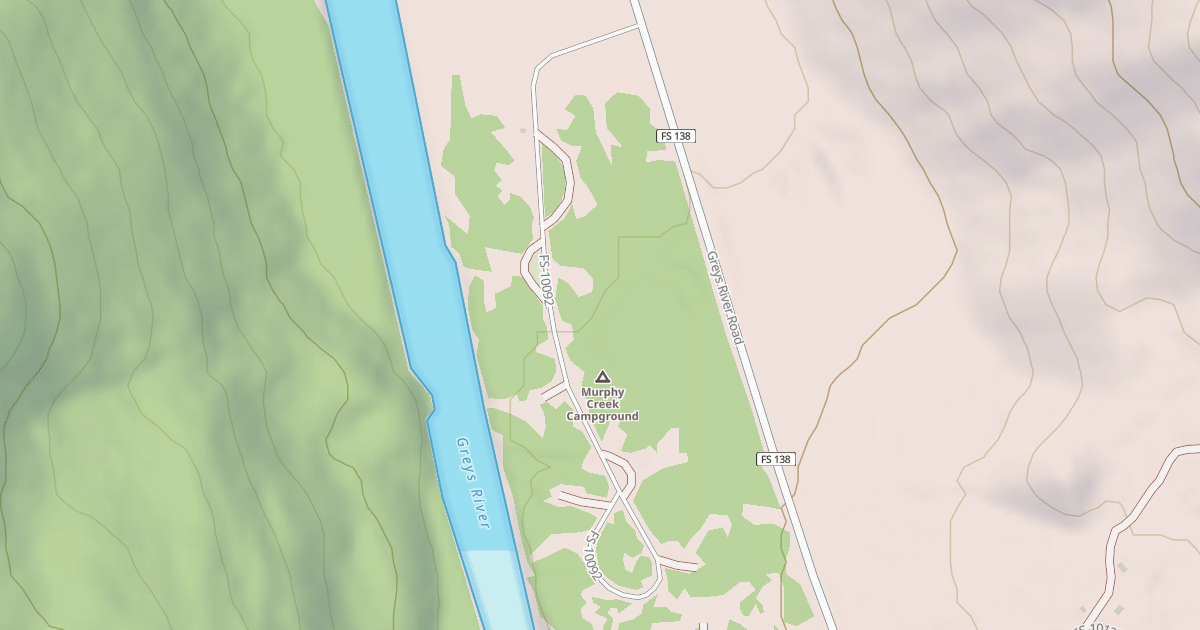 Map preview of MURPHY CREEK CAMPGROUND