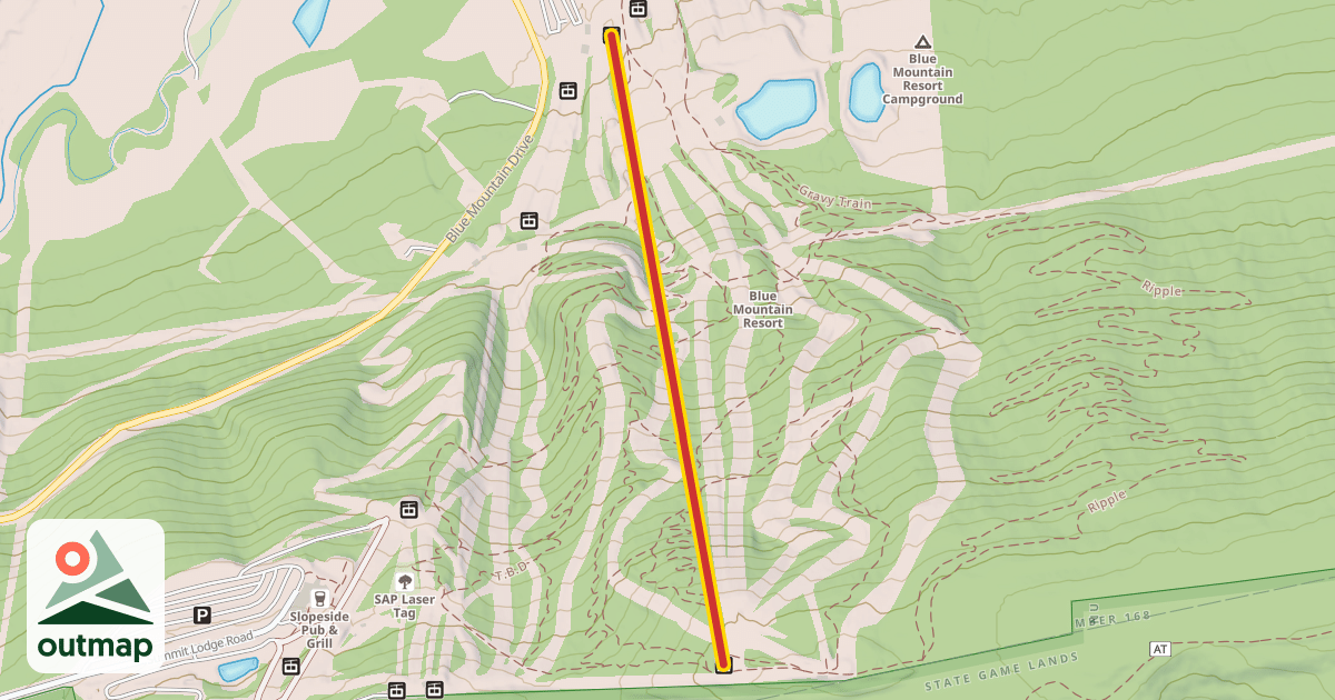 Map of Challenge Express