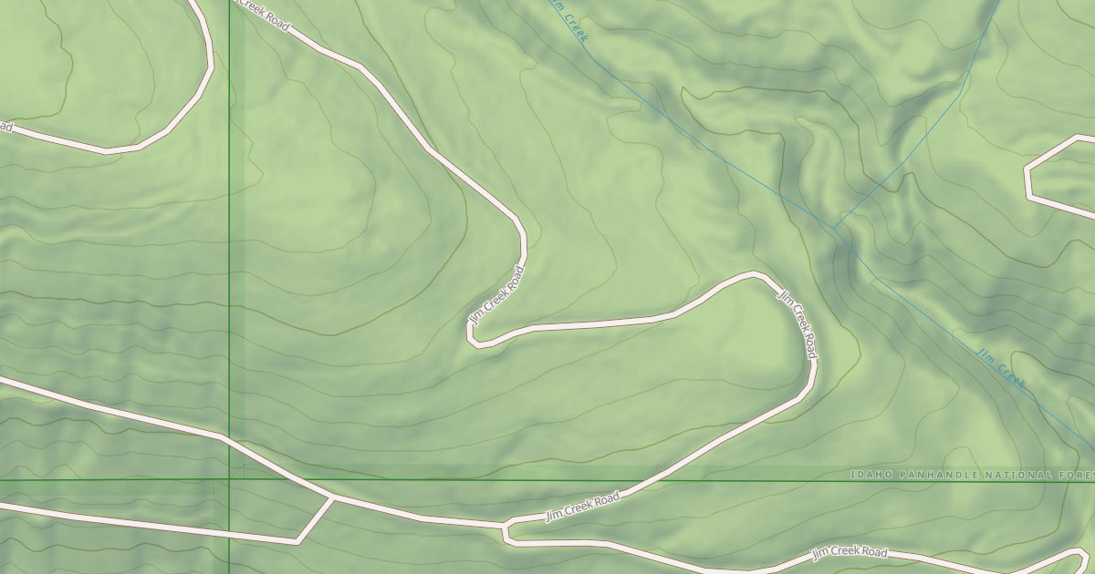 Map preview of JIM CREEK