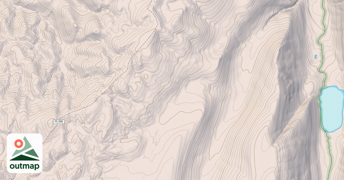 Map of Caton Lake