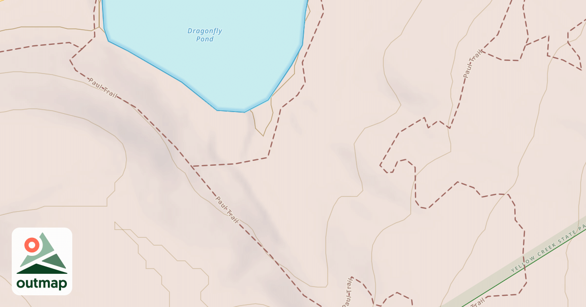 Map of Yellow Creek State Park Trails