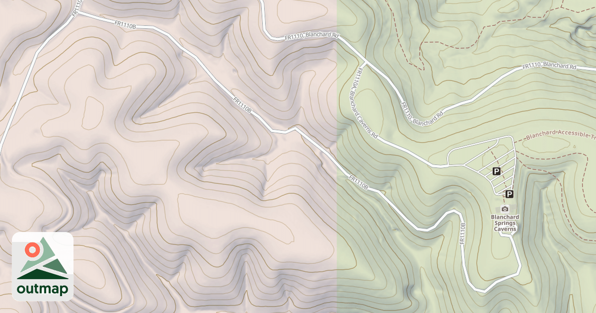 Map of BLANCHARD MODE