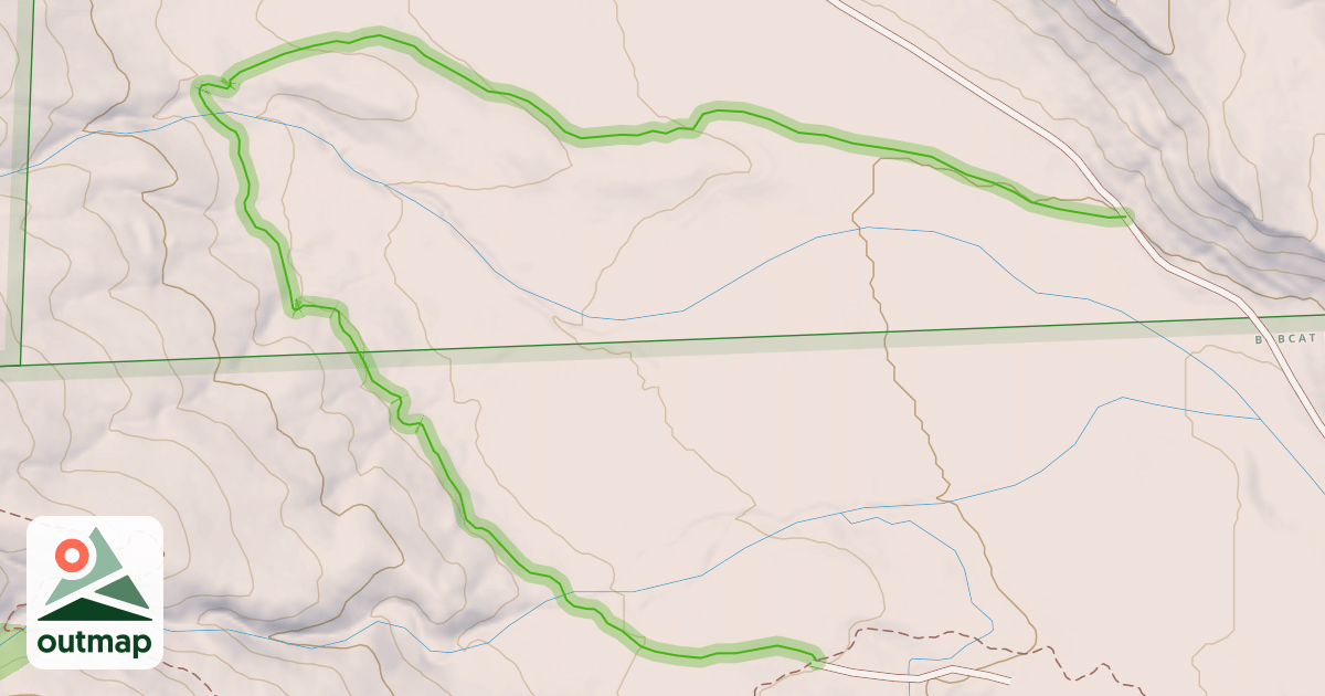 Map of Elk Meadow Trail