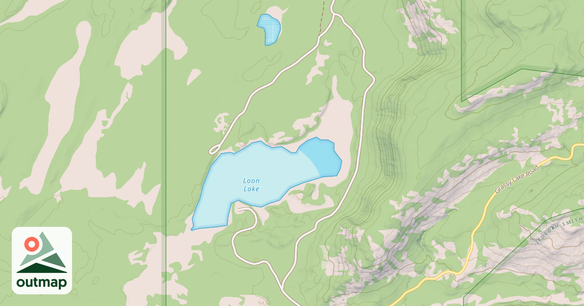 Map of FISH LAKE