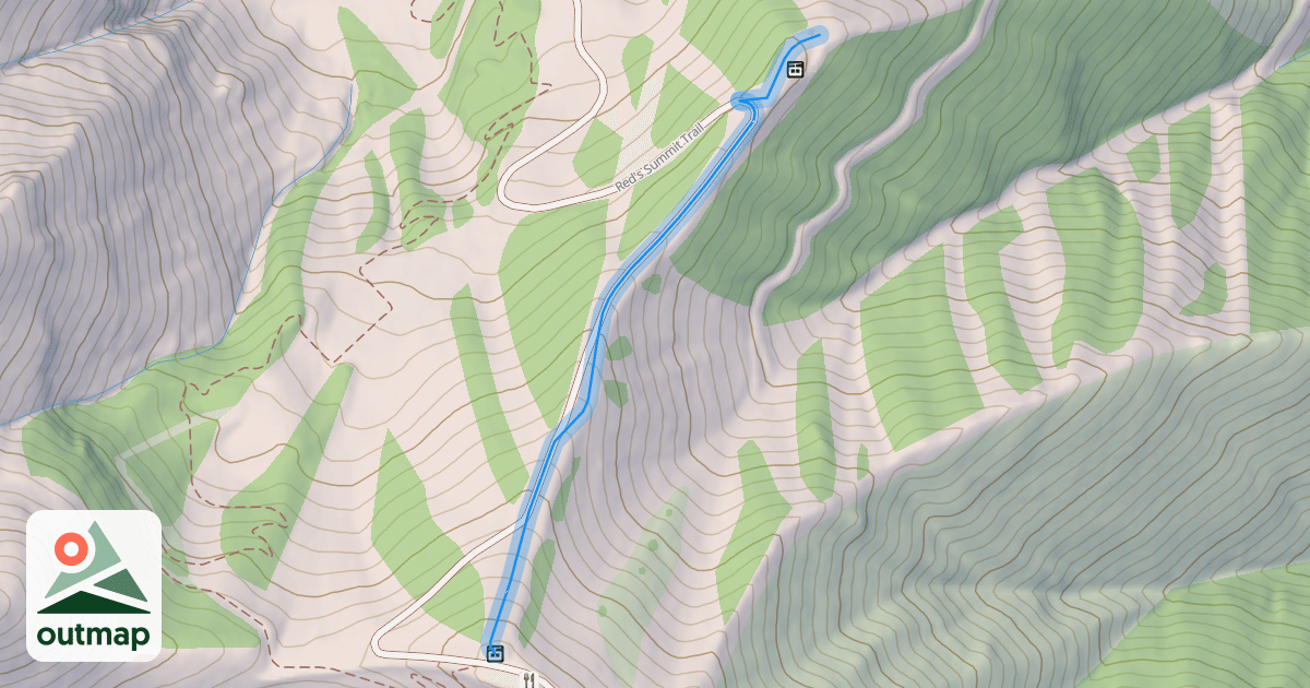 Map of Amy's Ridge
