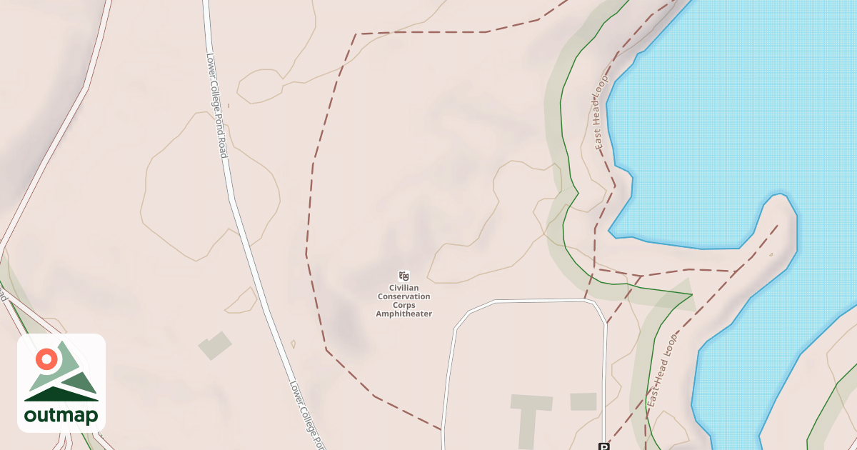 Map of Rocky Pond Path