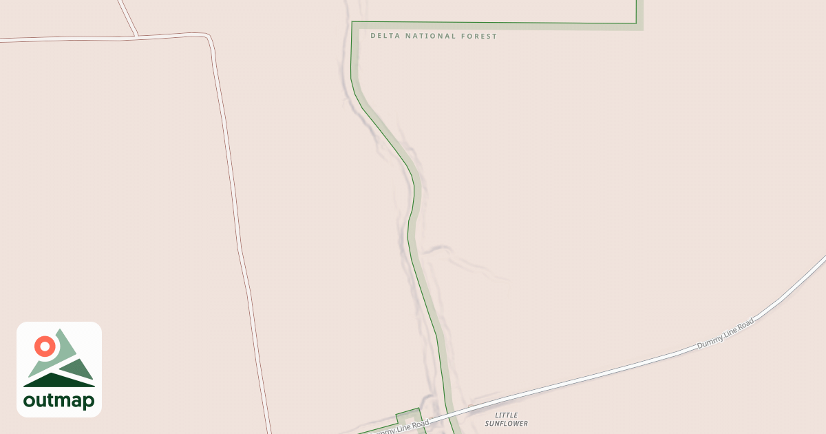 Map of 734a Rock Bottom Trail