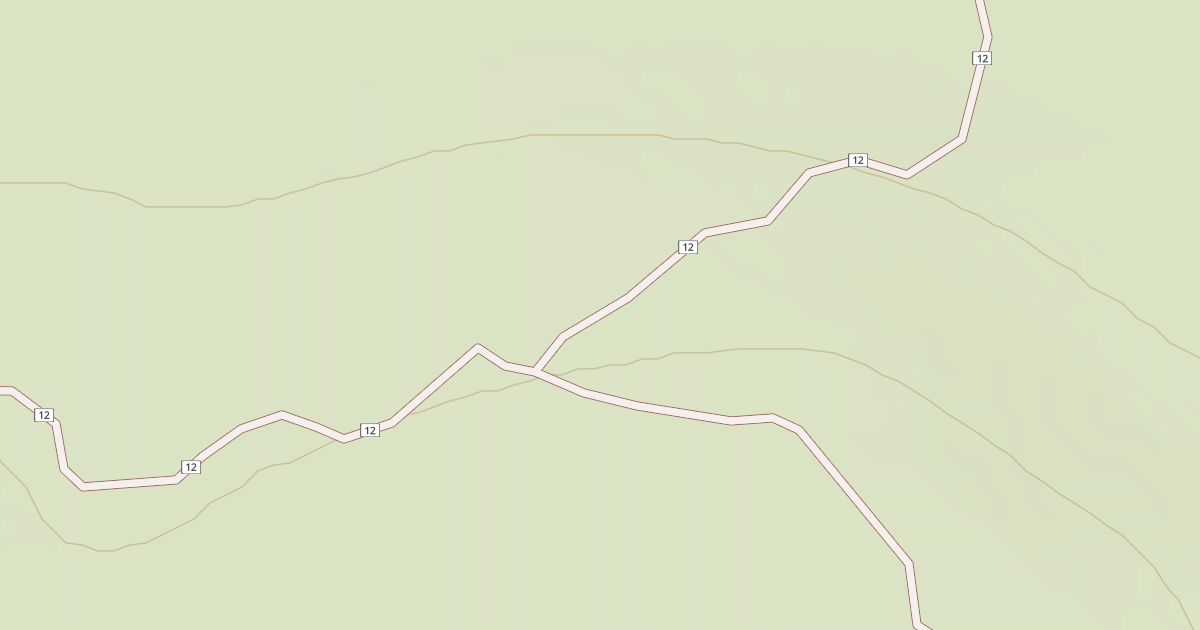 Map preview of Cline Buttes Tr 12