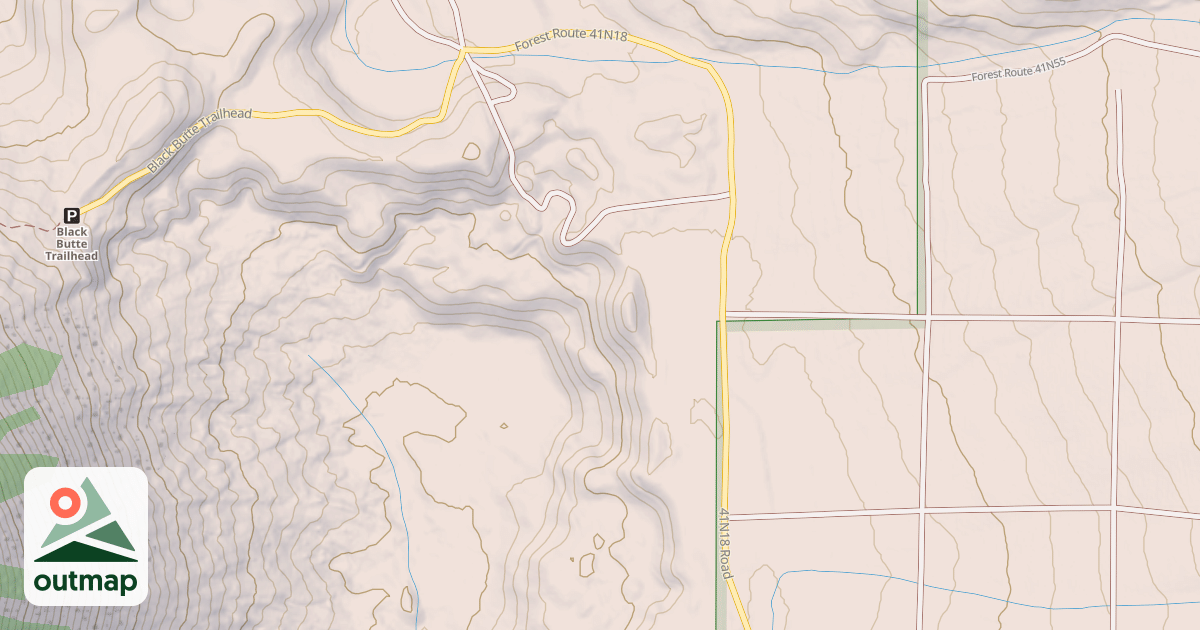 Map of ASH FLAT