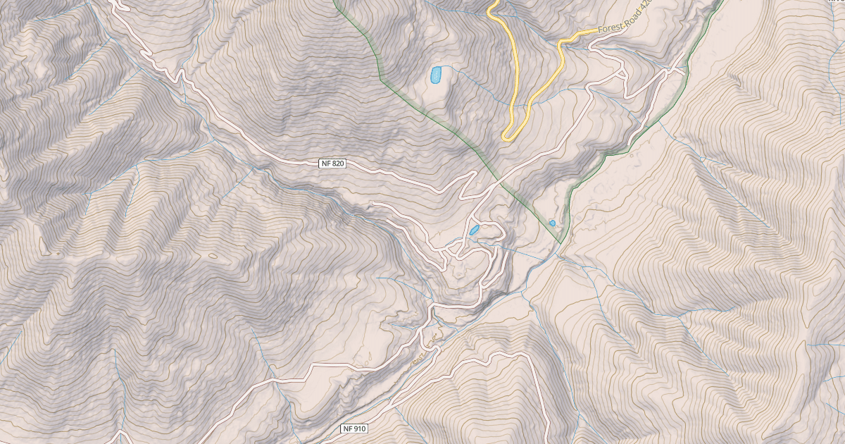 Map preview of JOSEPHINE CREEK