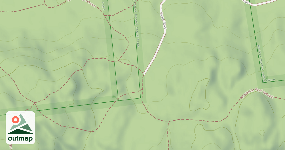 Map of Metacomet - Monadnock Trail