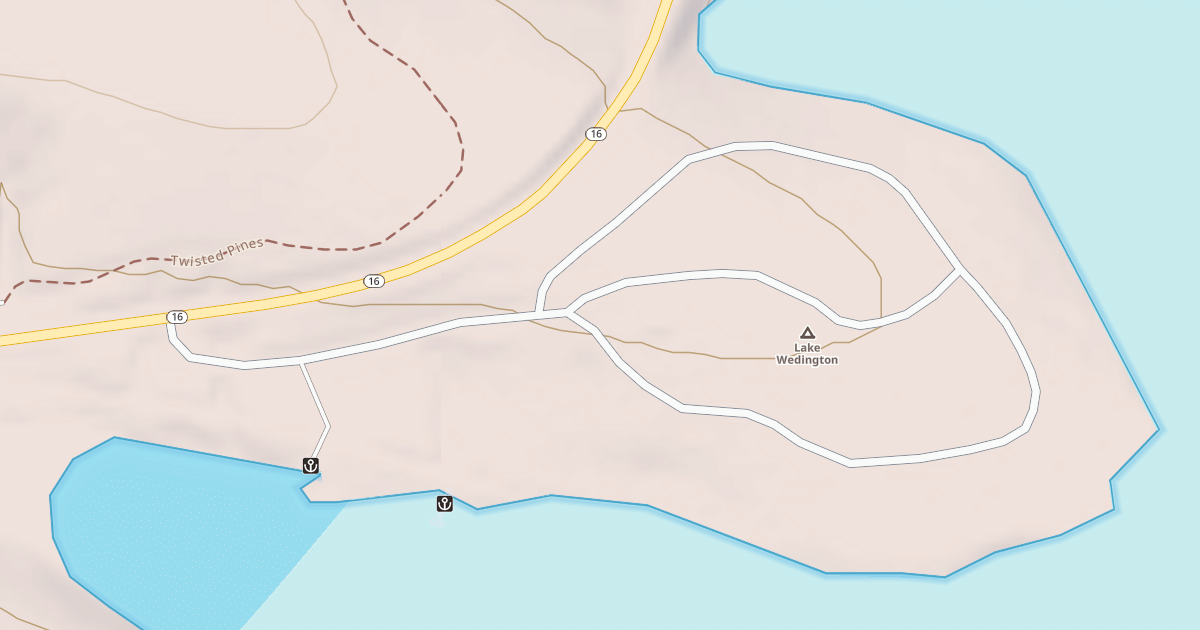Map preview of WEDINGTON CAMPGROUND OUTER RD