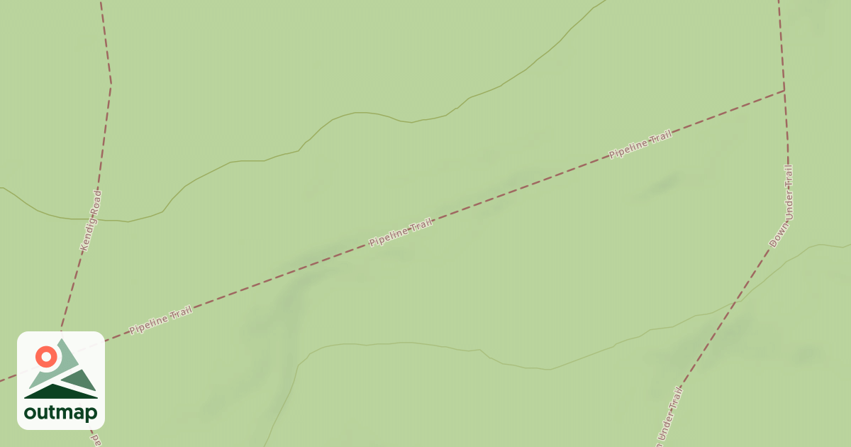 Map of Rothrock State Forest Trough Creek Snowmobile Trails