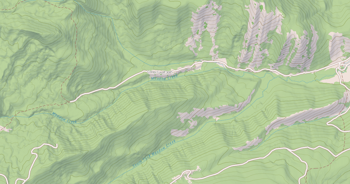 Map preview of COVEY CUTOFF