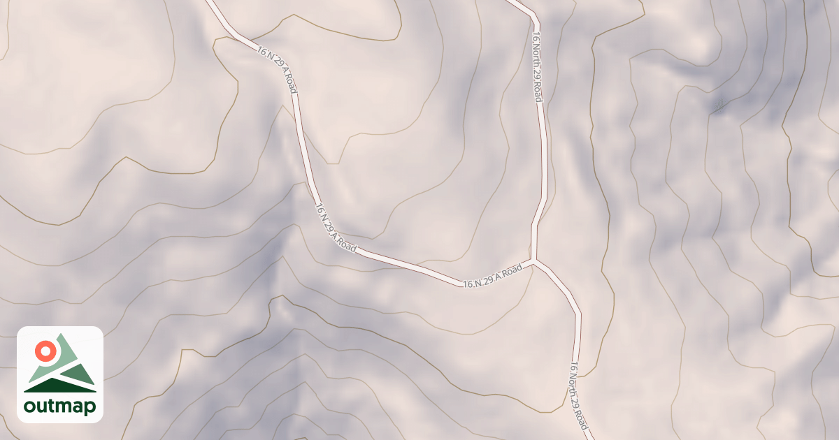 Map of LITTLE HORSE MTN. EAST