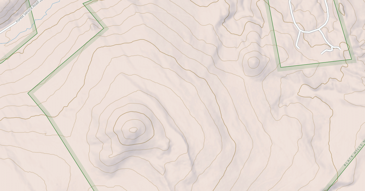 Map preview of CUSTER PEAK BR 1D
