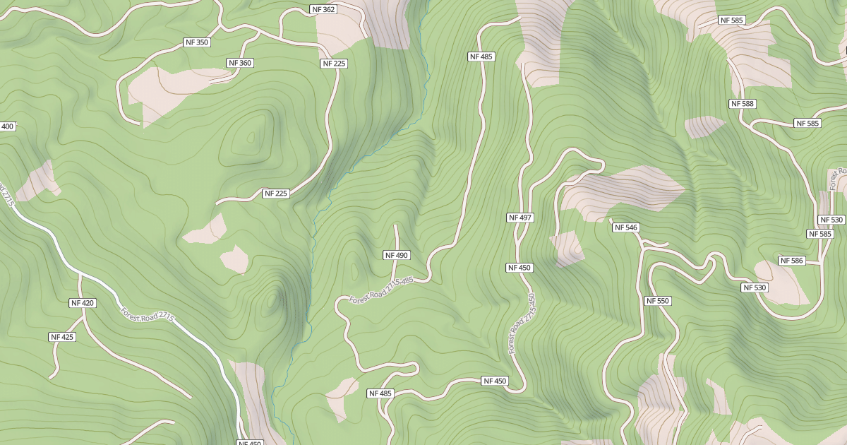 Map preview of CALFHEAD T.S.