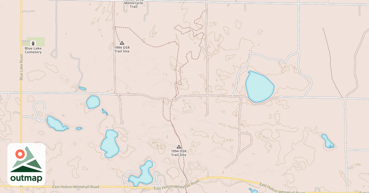Map of HOLTON MOTORCYCLE TRAIL