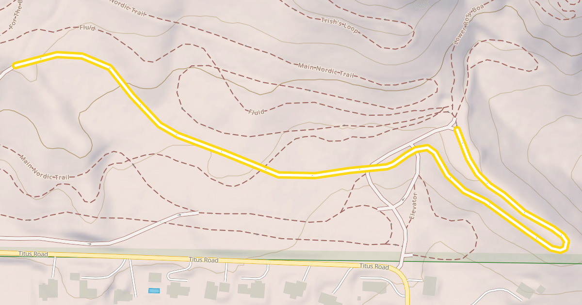 Map preview of Main Nordic Trail