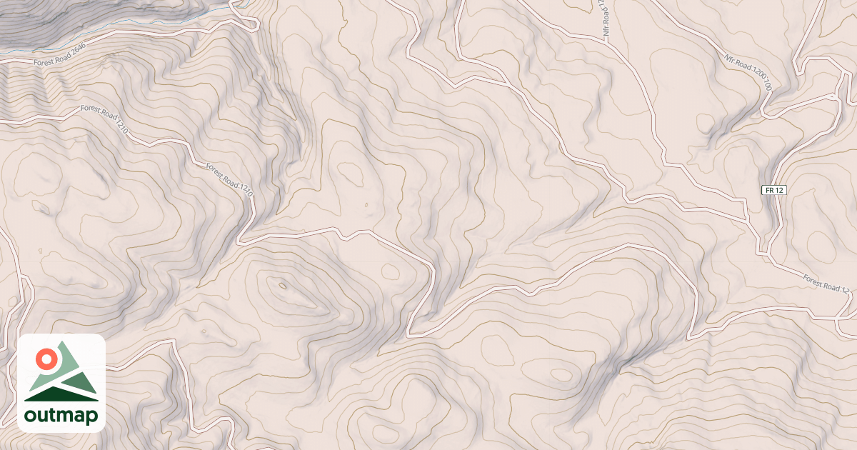 Map of 1210
