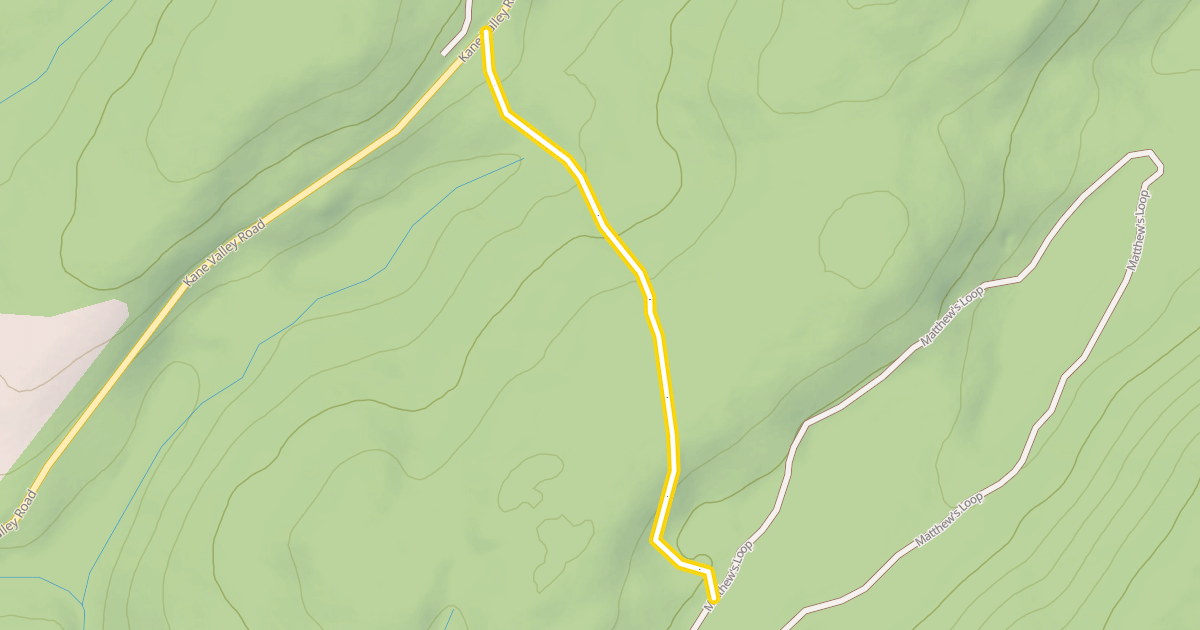 Map preview of Chute Trail