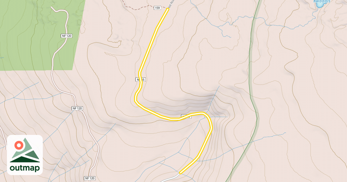 Map of Forest Road 65