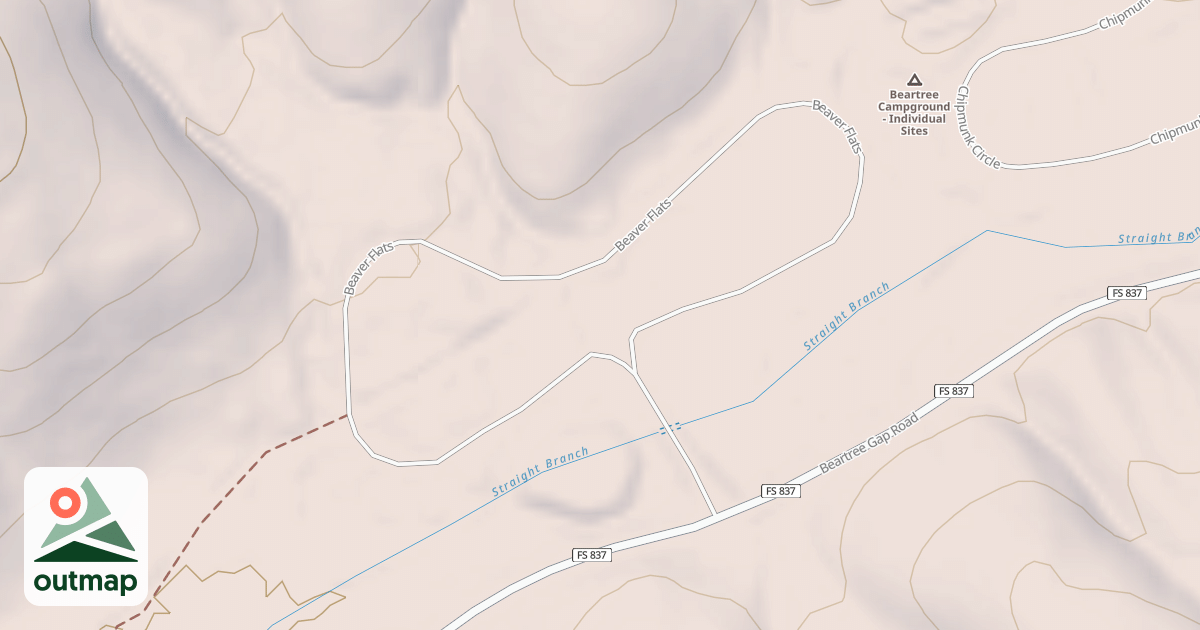 Map of BEAR TREE LOOP B