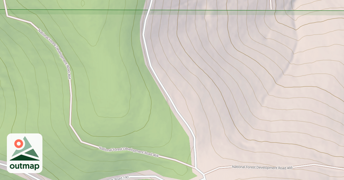 Map of CALISPELL DIVIDE