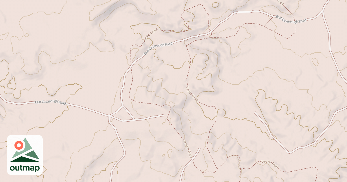 Map of Leota Trail