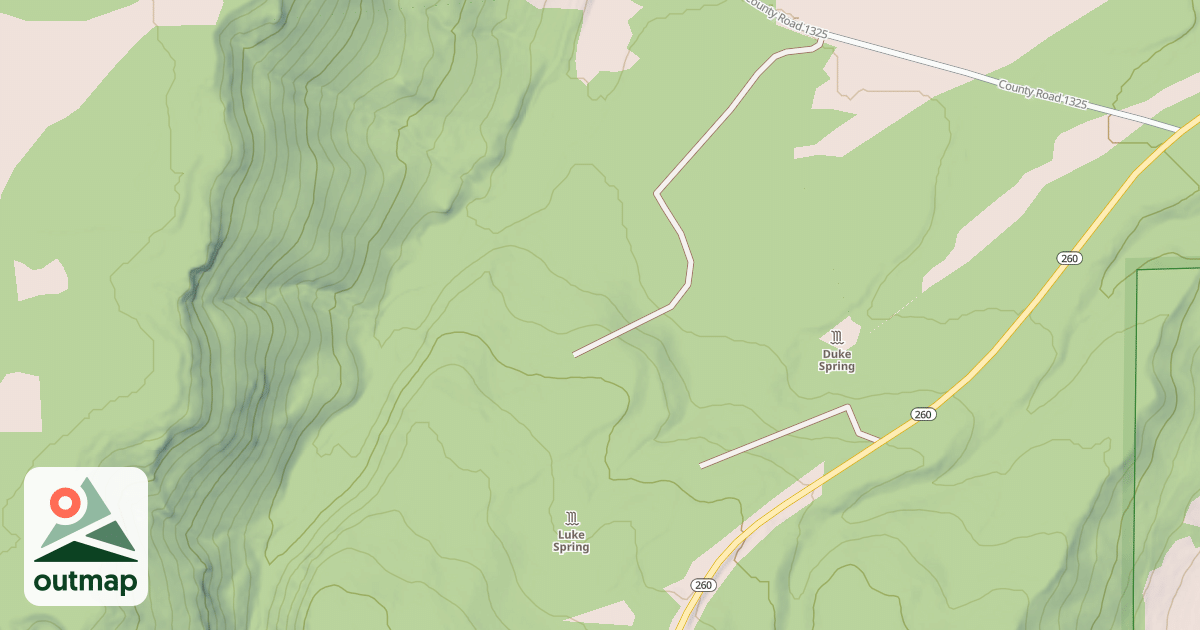 Map of USFS National Forest System Roads {06903037-ABE3-48DB-8FBF-51A5AD1DA470}