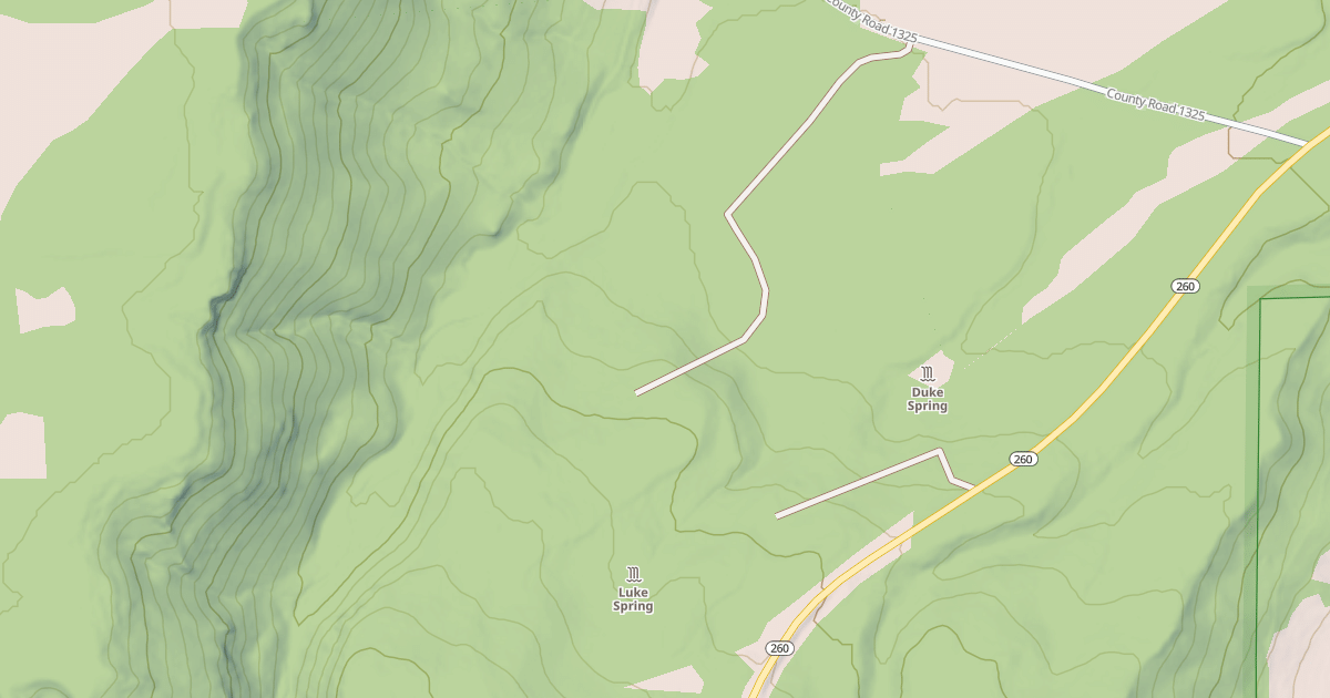 Map preview of USFS National Forest System Roads {06903037-ABE3-48DB-8FBF-51A5AD1DA470}