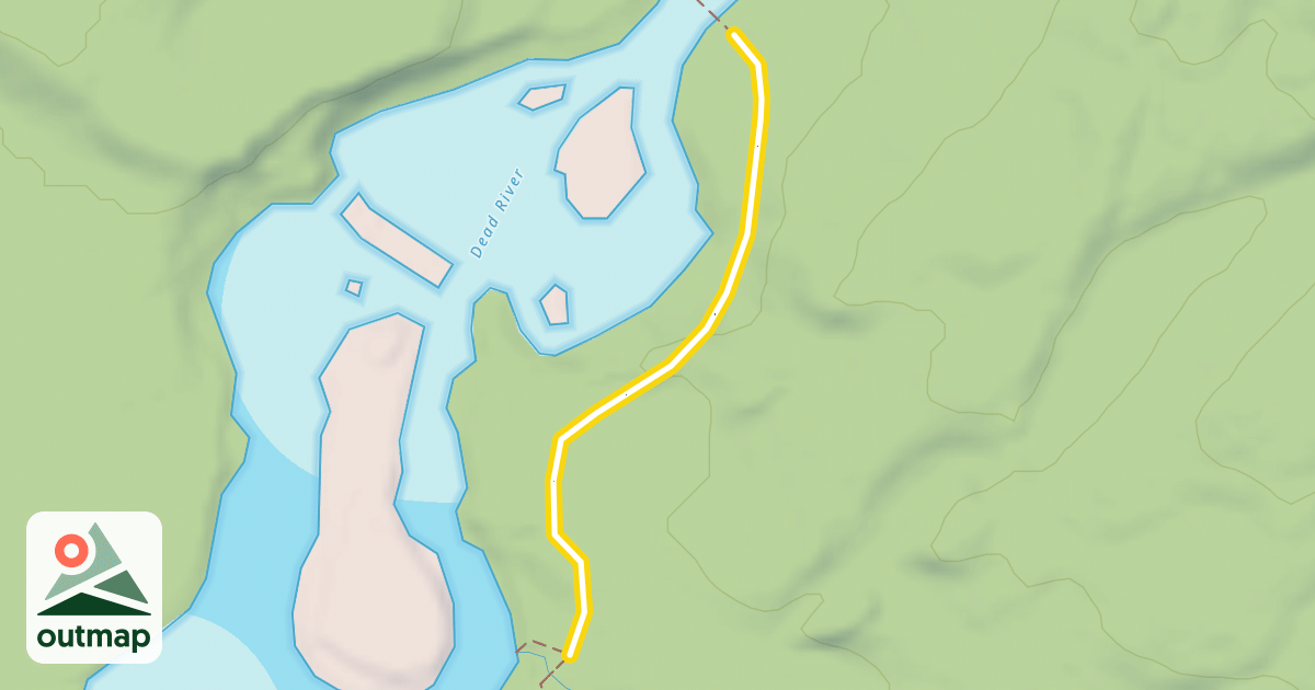 Map of Maine Huts Trail
