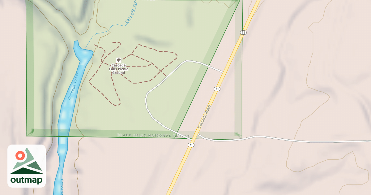 Map of JH KEITH FALLS PG