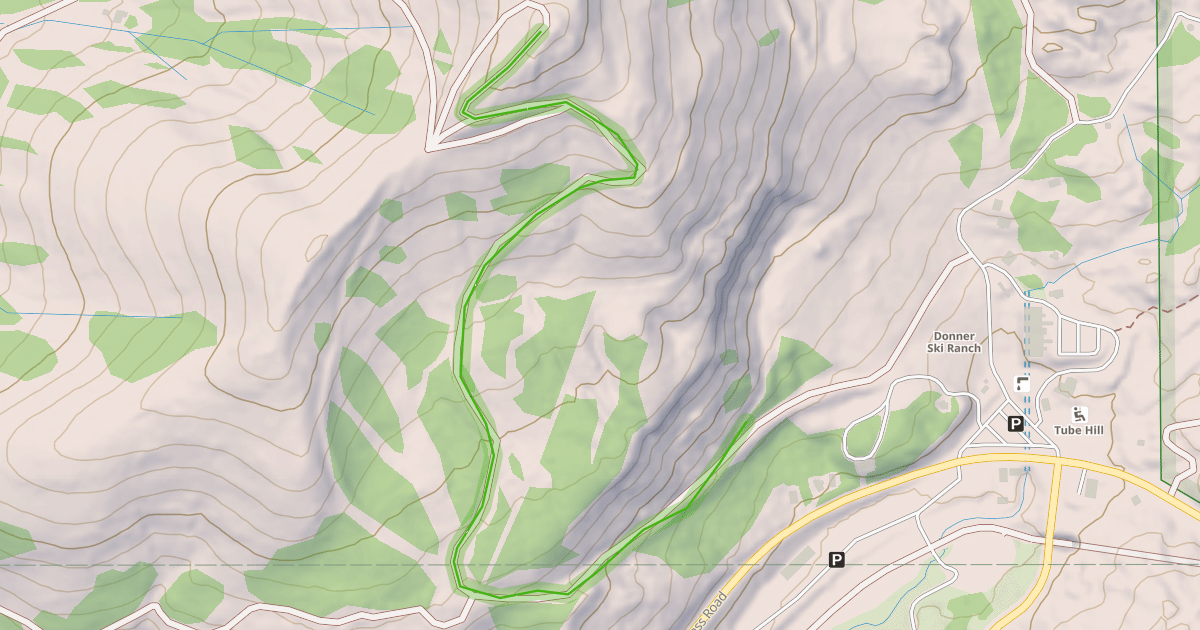 Map preview of South Bowl Road