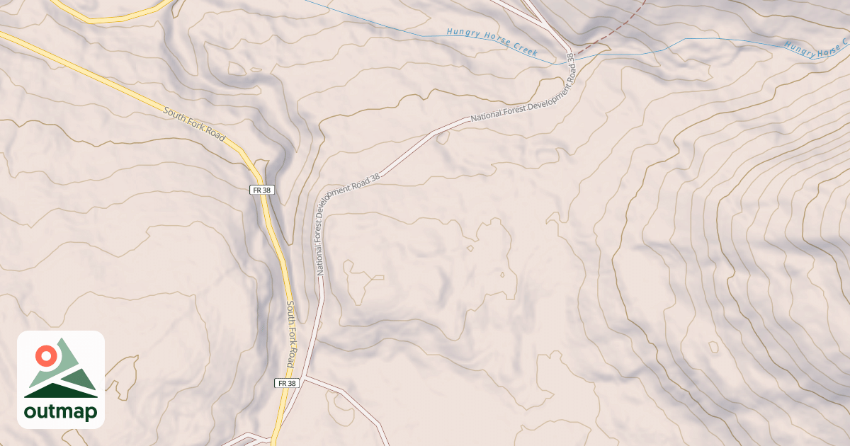 Map of HIGHLINE LOOP