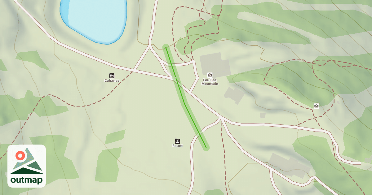 Map of Soucarade Pla del Mir