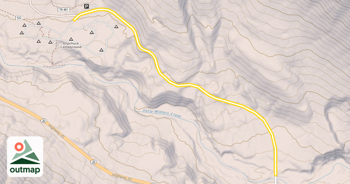 Map of National Forest Development Road 300