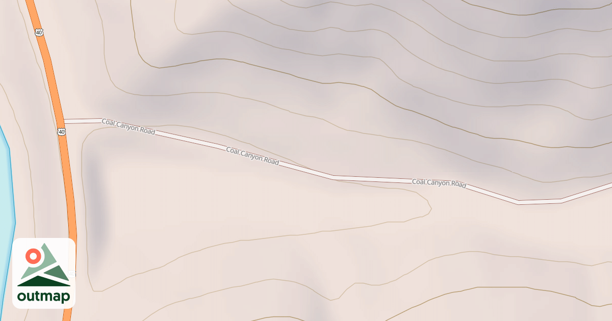 Map of COAL CANYON