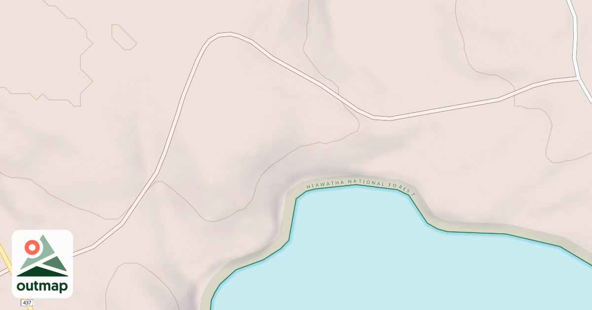 Map of LAKE MINERVA