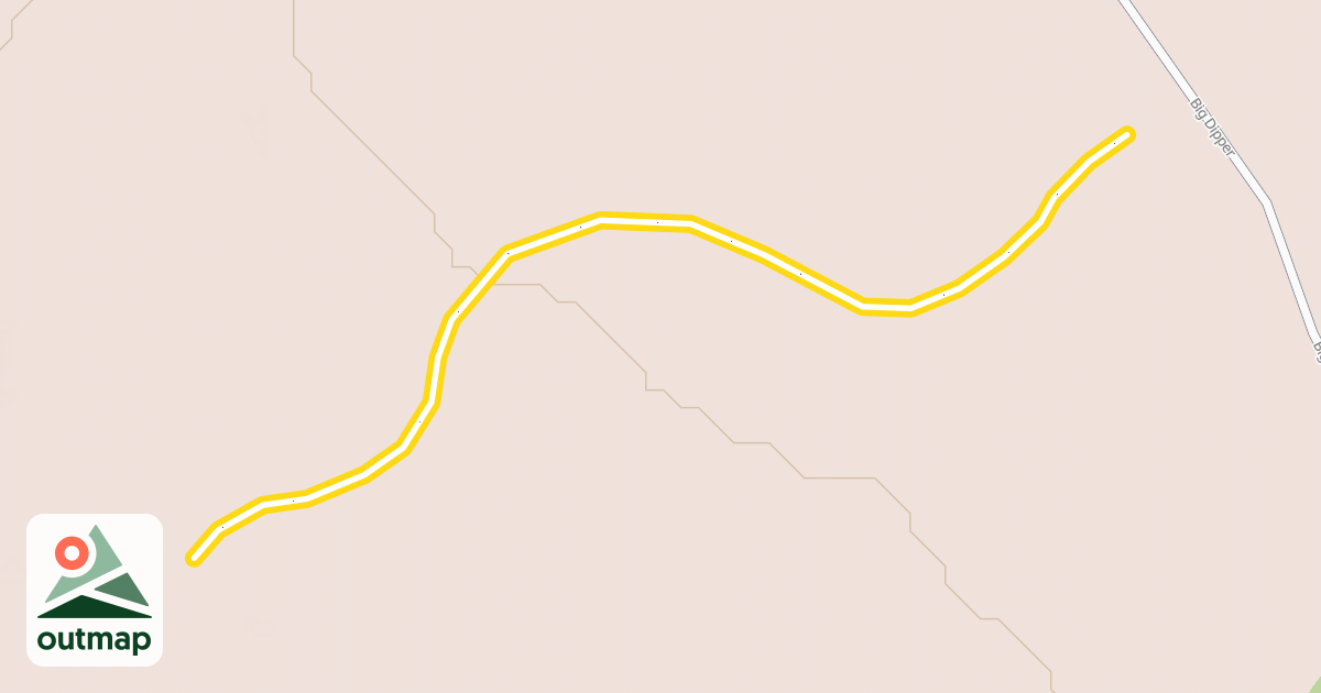 Map of Big Dipper Flats