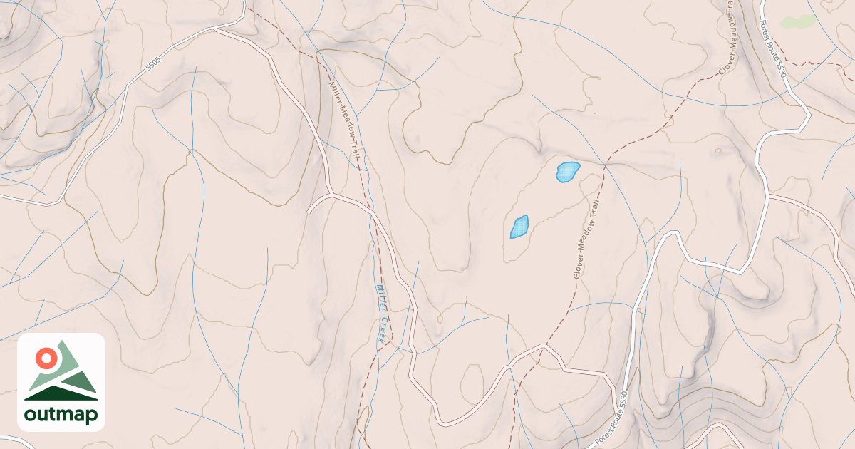 Map of CLOVER MDW CUTOFF