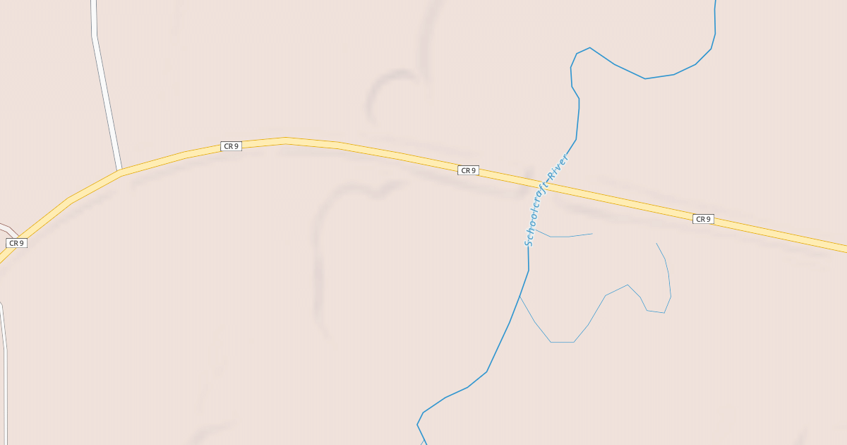 Map preview of Schoolcraft Trail