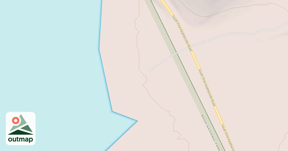 Map of CURLEW CREEK