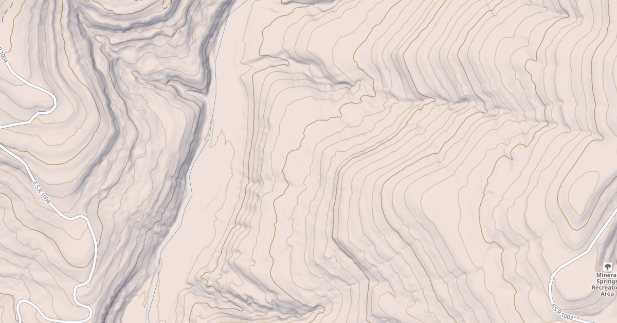 Map preview of USFS Motor Vehicle Use Map Roads {327CBE6F-137E-4C8D-940A-D3DAF8EBA19B}