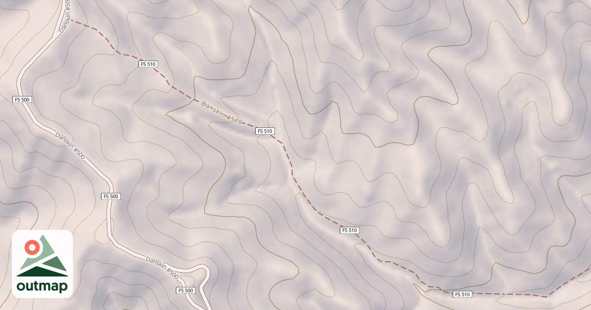 Map of Danskin #510