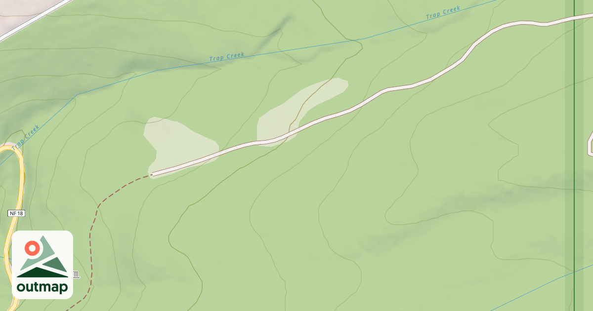 Map of BOWMAN SPUR