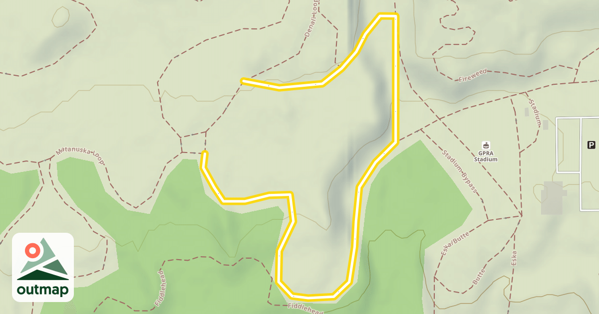 Map of Matanuska Loop